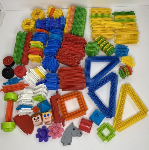 Stickle bricks with people