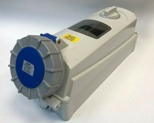 Blue 63A Switched Interlock