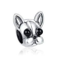Genuine S925 Sterling Silver French Bulldog Charm + Gift Bag