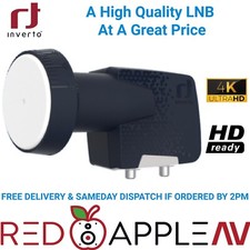 Inverto Black Premium PLL Technology 0.2dB Twin Output 4K UHD Satellite LNB