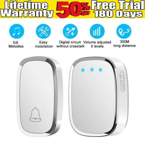 1000ft wireless door bells - door,