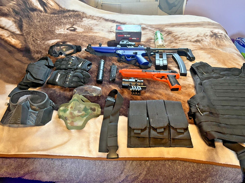 Airsoft bundle rifle - airsoft,