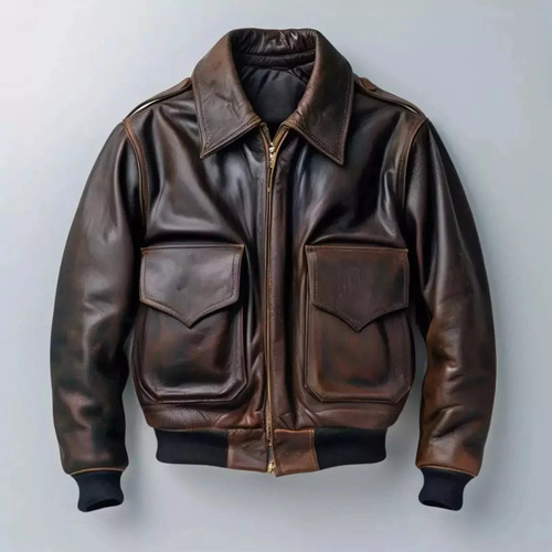 Men zipper vintage a2 - zipper,