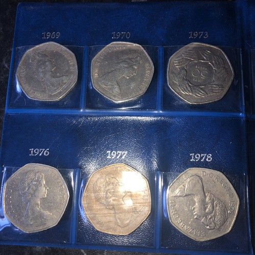 Large old style 50p - x,