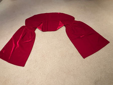 Red Velvet Shawl Formal