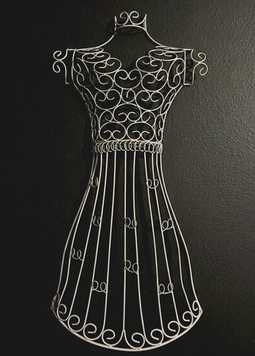 Wall mounted wire dress - wire, form