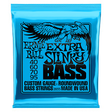 Ernie Ball Extra Slinky Nickel Wound Electric Bass Strings (40-95)