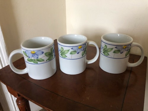 Royal norfolk floral mugs 3 - royal,