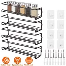 2/4Pcs Metal Spice Rack