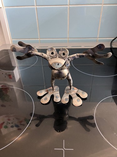 Metal handmade monkey ornament - metal,