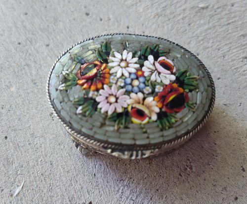 Antique italian micro mosaic - micro,