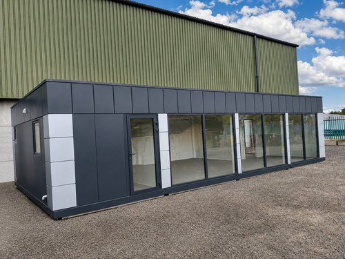 72m modular office building - modular,
