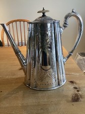 Antique Silver Plated Coffee pot C1880