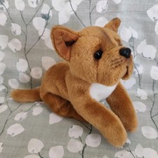 Suki Yomiko Classics Plush 30cm Brown Staffordshire Bull Terrier Soft Toy 