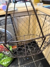Wire work egg basket - wire,