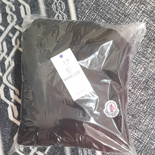 Moncler boys black logo - moncler,