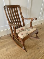 Vintage American oak rocking
