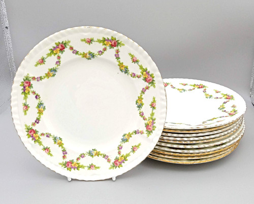 Victorian side plates - 7",
