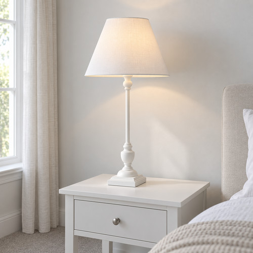 Symi white slim - slim, candlestick