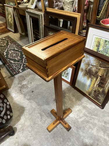 Vintage pine church - church, donation