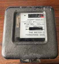 Vintage Parkstone C30 Kilowatt hour electricity meter