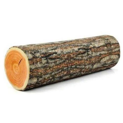 Tree stump cushion - cushion, log
