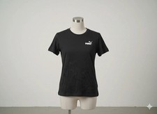 NEW Black Puma Plain T-Shirt