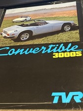 TVR 3000S Convertible Range Original Car Sales Info Brochure