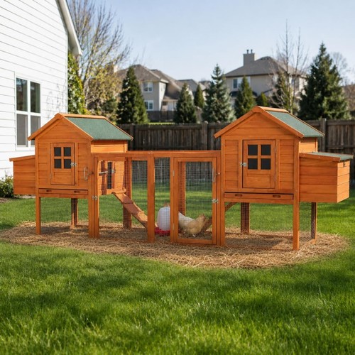 123in large wooden chicken - wooden,