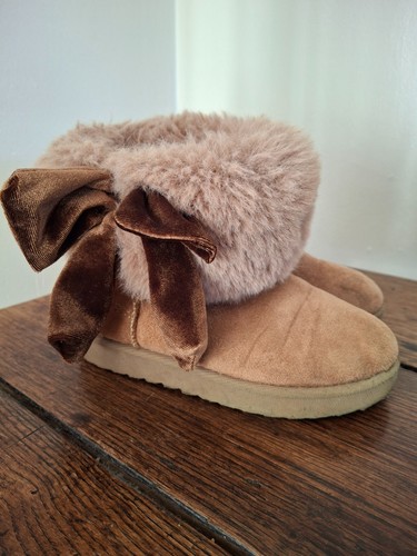 Monsoon girls faux suede fur - faux,