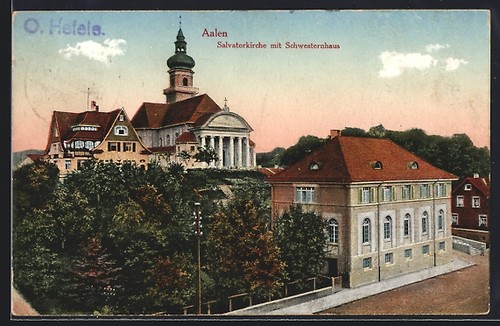 Aalen salvator church with - salvator,