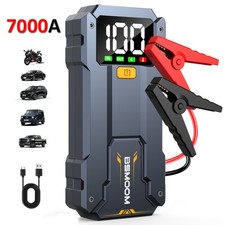 7000A Car Jump Starter Auto Battery Booster LED Power Bank Pack USB Fast Charger