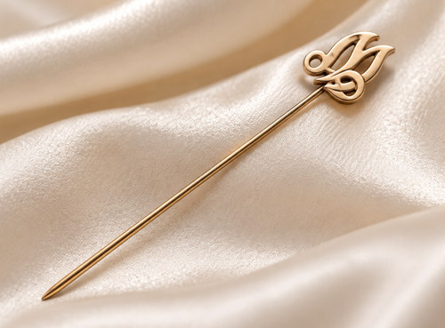 Vintage 14k solid yellow - solid, gold