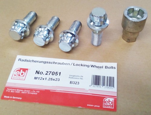 Locking wheel nuts fits alfa - fits,