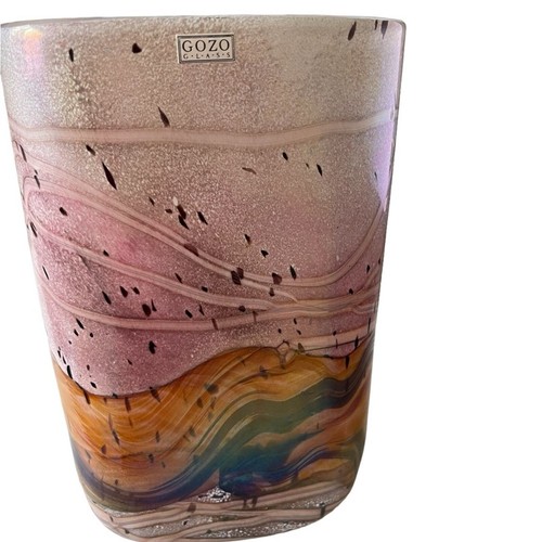 Gozo swirled art glass - gozo,