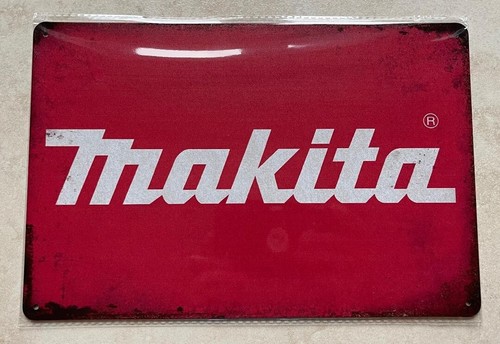 Makita power tools metal sign - power,