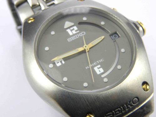 Mens seiko kinetic watch - mens,