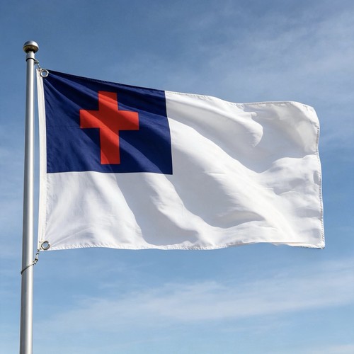 Christian flag 3 jesus - flag,