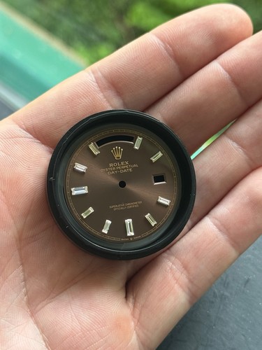 Rolex rose chocolate diamond - rolex,
