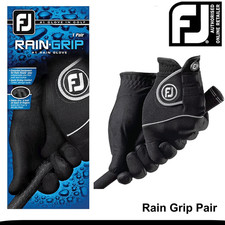 GOLF RAIN GLOVES FOOTJOY GOLF RAIN GRIP GLOVES WET WEATHER ALL SIZES PAIRS MENS