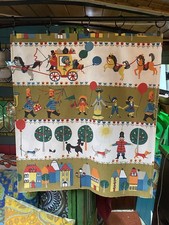 Vintage 1950s Mid Century  Children's Fabric