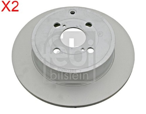 Febi x2pcs rear brake disc - rear,