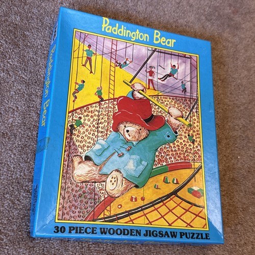 Paddington bear wooden jigsaws - bear,