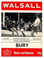 Walsall - 1975-76 - Home