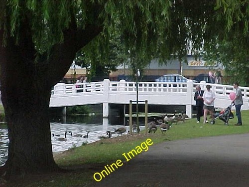 Photo 6x4 footbridge over - footbridge, the
