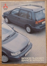 MITSUBISHI SPACE RUNNER SPACE WAGON DIAMOND OPTION PACK UK BROCHURE 1992 RARE