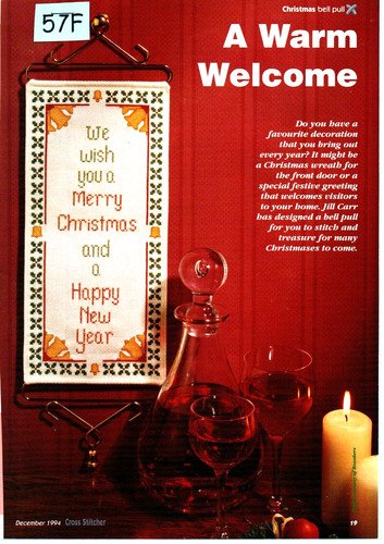 Cross stitch chart christmas - cross,