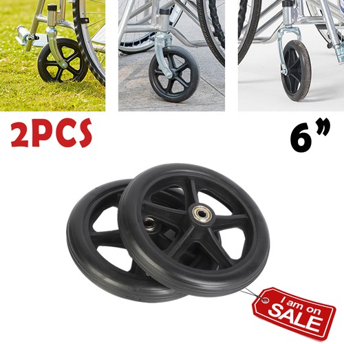 Wheelchair front wheel - front,