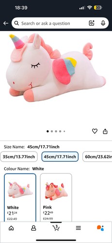 50cm plush unicorn stuffed - unicorn,