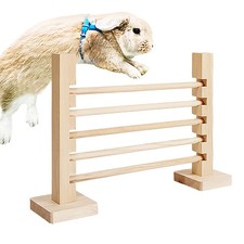 Rabbit Jump Bar Jump Hurdle Bar Indoor Outdoor, Wood Toy Training Games
